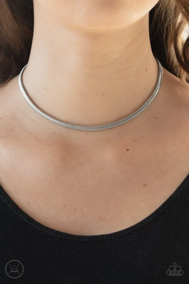 Necklaces Paparazzi Jewelry Paparazzi Necklace Flat Out Fierce Silver
