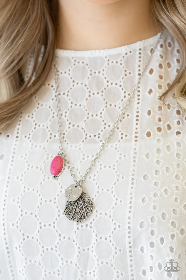 Necklaces Paparazzi Jewelry Paparazzi Necklace FreeSpirited Forager Pink