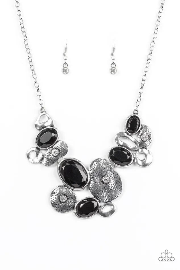 Necklaces Paparazzi Jewelry Paparazzi Necklace Grotto Grandeur Black