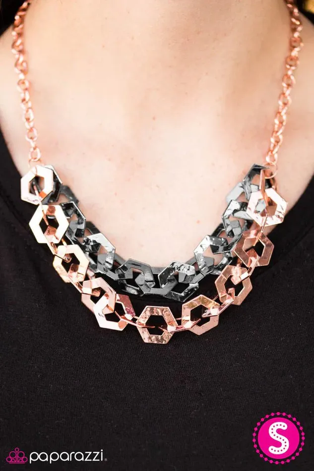 Necklaces Paparazzi Jewelry Paparazzi Necklace HEXcellent Copper