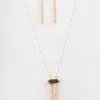 Necklaces Paparazzi Jewelry Paparazzi Necklace It All Goes To GLOW Brown