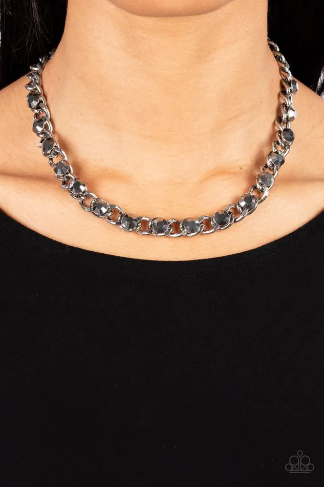 Necklaces Paparazzi Jewelry Paparazzi Necklace Major Moxie Silver