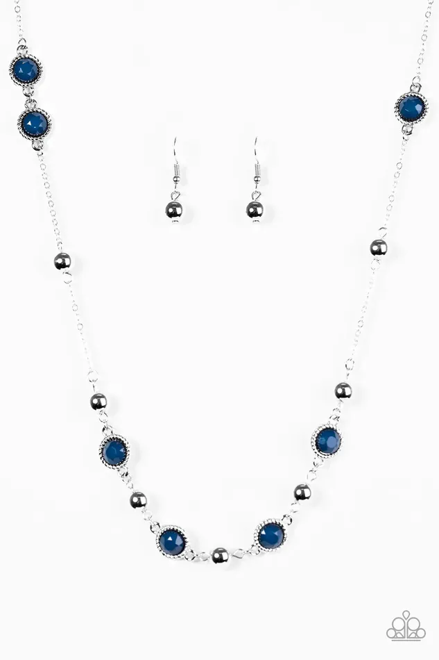 Necklaces Paparazzi Jewelry Paparazzi Necklace Make A Scene Blue