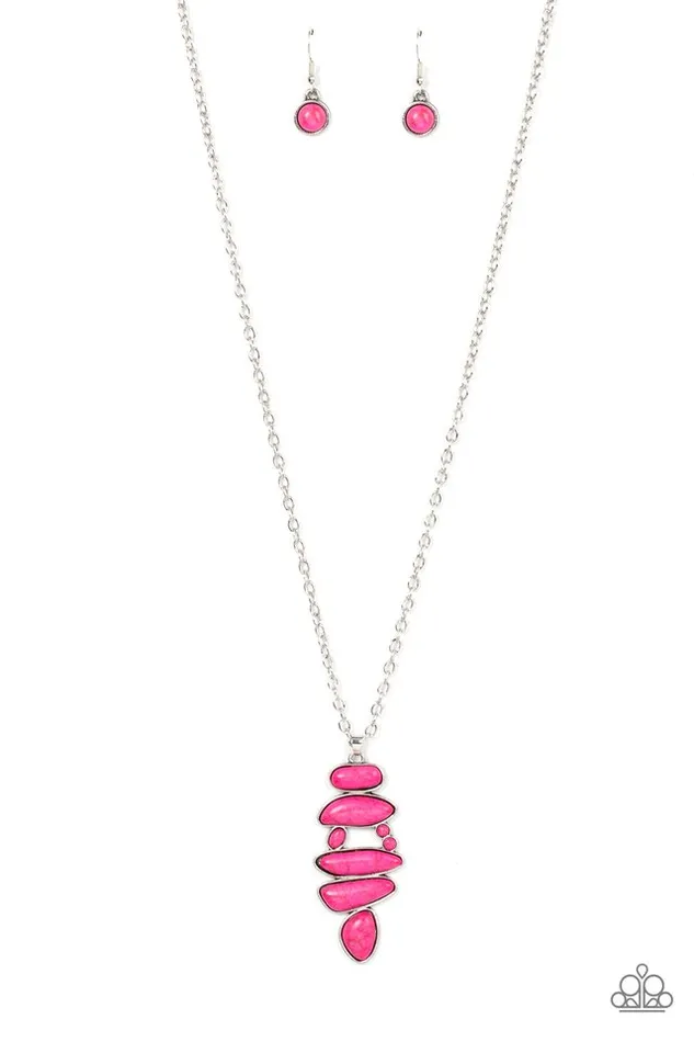 Necklaces Paparazzi Jewelry Paparazzi Necklace Mojave Mountaineer Pink Necklaces Paparazzi Jewelry Paparazzi Necklace Mojave Mountaineer Pink