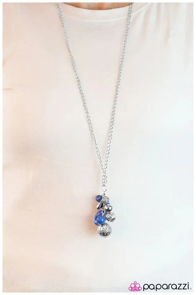 Necklaces Paparazzi Jewelry Paparazzi Necklace Pep In My Step Blue