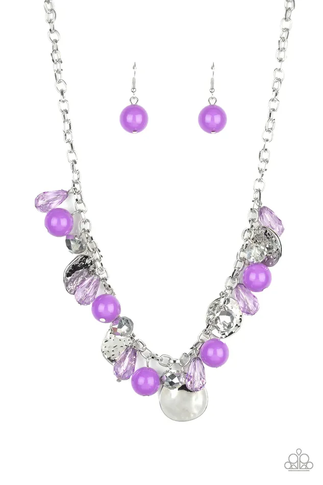 Necklaces Paparazzi Jewelry Paparazzi Necklace Prismatic Sheen Purple