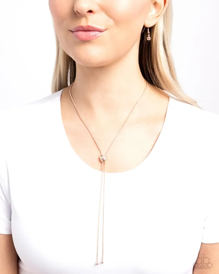 Necklaces Paparazzi Jewelry Paparazzi Necklace Raised Rose Rose Gold Necklaces Paparazzi Jewelry Paparazzi Necklace Raised Rose Rose Gold