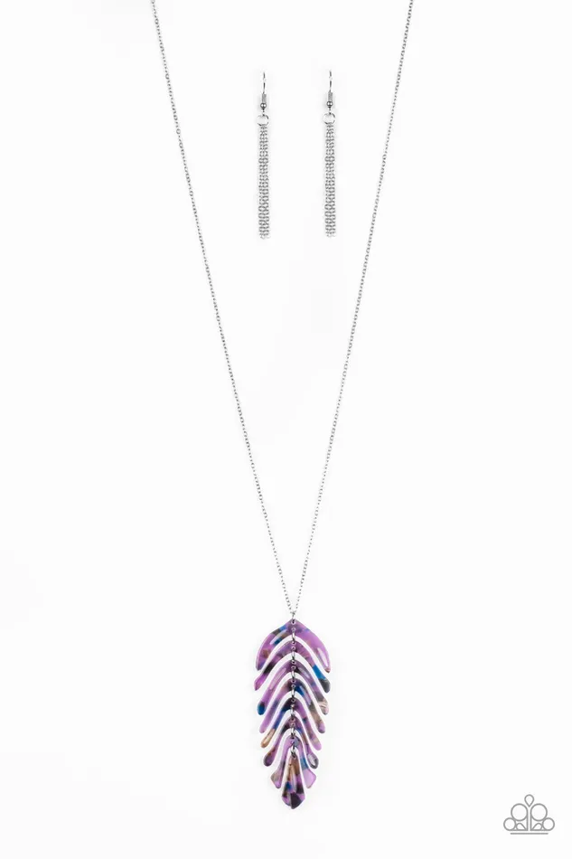 Necklaces Paparazzi Jewelry Paparazzi Necklace She QUILL Be Loved Purple Necklaces Paparazzi Jewelry Paparazzi Necklace She QUILL Be Loved Purple