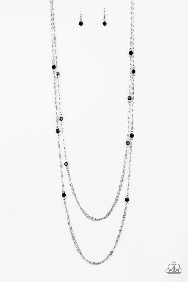 Necklaces Paparazzi Jewelry Paparazzi Necklace Sparkle Of The Day Black