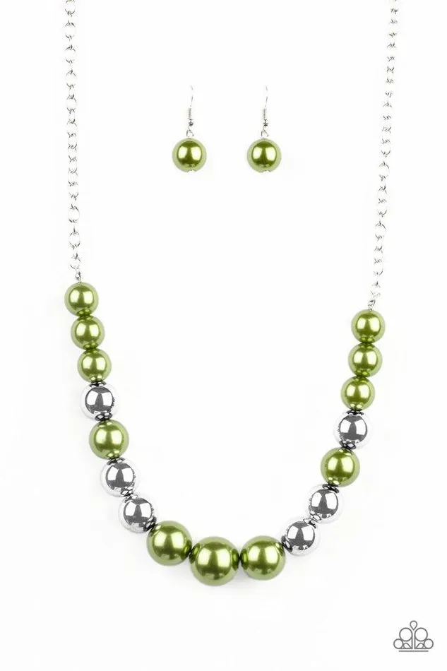 Necklaces Paparazzi Jewelry Paparazzi Necklace Take Note Green