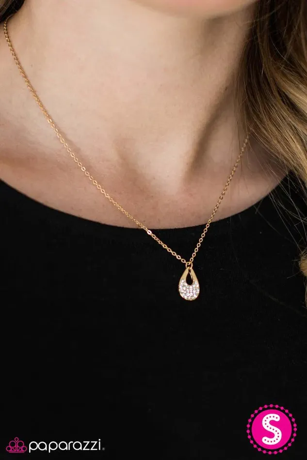 Necklaces Paparazzi Jewelry Paparazzi Necklace Tempest Treasure Gold