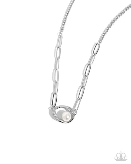 Necklaces Paparazzi Jewelry Paparazzi Necklace Tilted Tutor White Necklaces Paparazzi Jewelry Paparazzi Necklace Tilted Tutor White