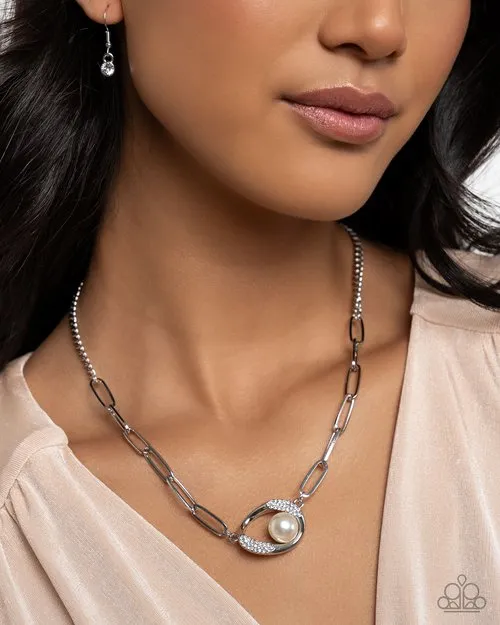 Necklaces Paparazzi Jewelry Paparazzi Necklace Tilted Tutor White Necklaces Paparazzi Jewelry Paparazzi Necklace Tilted Tutor White