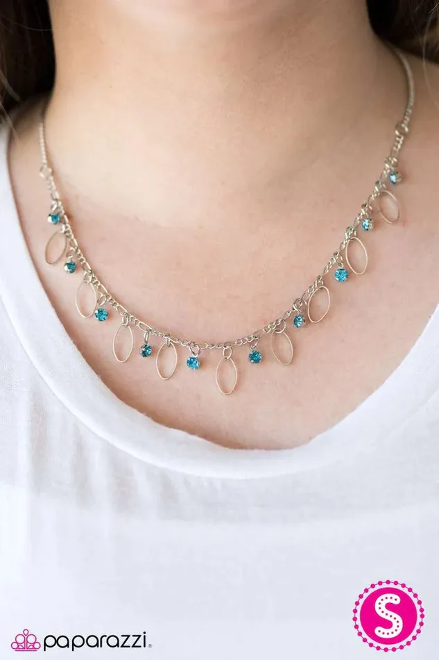 Necklaces Paparazzi Jewelry Paparazzi Necklace Twinkle At Twilight Blue