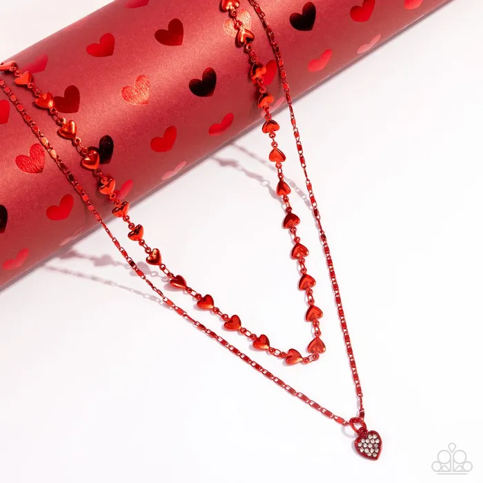 Necklaces Paparazzi Necklace Cupid Combo Red Paparazzi Jewelry Necklaces Paparazzi Necklace Cupid Combo Red Paparazzi Jewelry