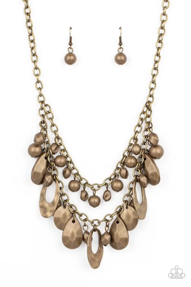 Necklaces Paparazzi Necklace Extra Exhilarating Brass Paparazzi Jewelry Necklaces Paparazzi Necklace Extra Exhilarating Brass Paparazzi Jewelry