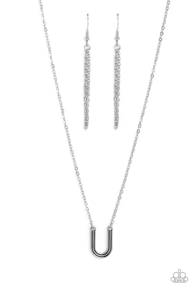 Necklaces Paparazzi Necklace Leave Your Initials Silver U Paparazzi Jewelry Necklaces Paparazzi Necklace Leave Your Initials Silver U Paparazzi Jewelry