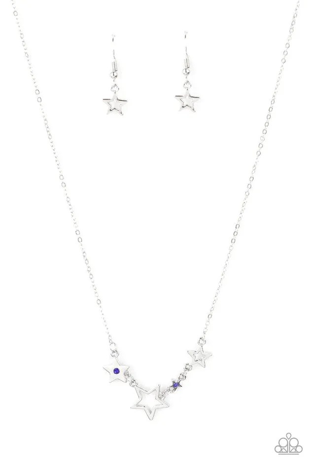 Necklaces Paparazzi Necklace Proudly Patriotic Blue Paparazzi Jewelry Necklaces Paparazzi Necklace Proudly Patriotic Blue Paparazzi Jewelry