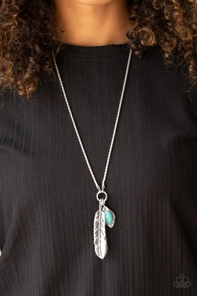 Necklaces Paparazzi Necklace Sahara Quest Blue Paparazzi Jewelry