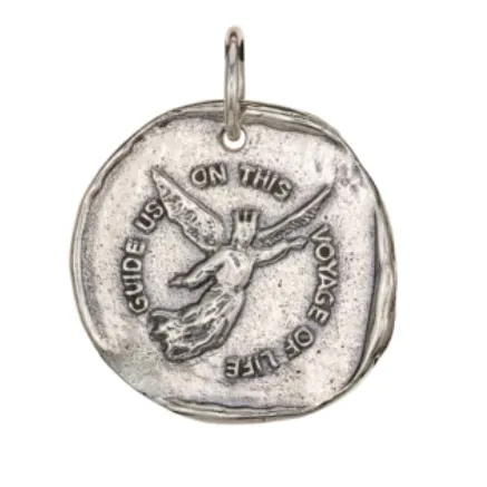 Necklaces Waxing Poetic Waxing Poetic Voyage of Life Angel Pendant