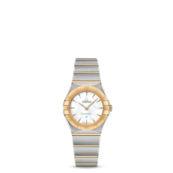 Omega Bracelets Omega Constellation 25mm Watch Ref 13120256005002 White Index Dial 18K Yellow Gold Bezel Two Tone Stainless Steel 18K Yellow Gold Bracelet Omega Bracelets Omega Constellation 25mm Watch Ref 13120256005002 White Index Dial 18K Yellow Gold Bezel Two Tone Stainless Steel 18K Yellow Gold Bracelet