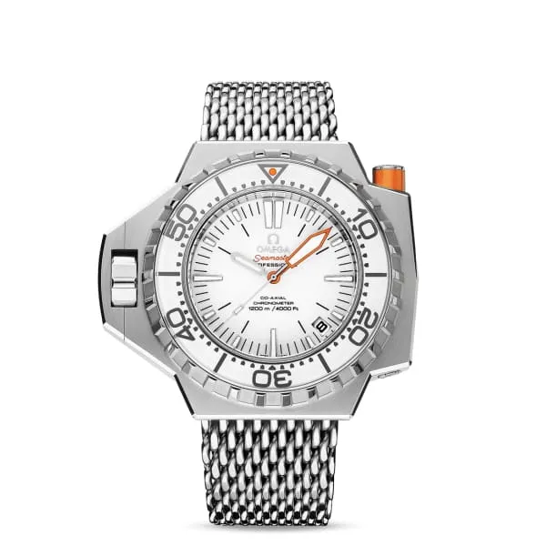 Omega Bracelets Omega Seamaster 55mm Watch Ref 22430552104001 White Index Dial Stainless Steel Bracelet Omega Bracelets Omega Seamaster 55mm Watch Ref 22430552104001 White Index Dial Stainless Steel Bracelet