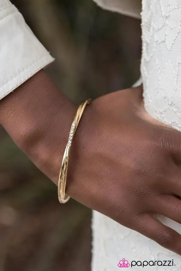 Paparazzi Bracelet A Toast to Tiffany Gold Paparazzi Jewelry Bracelets