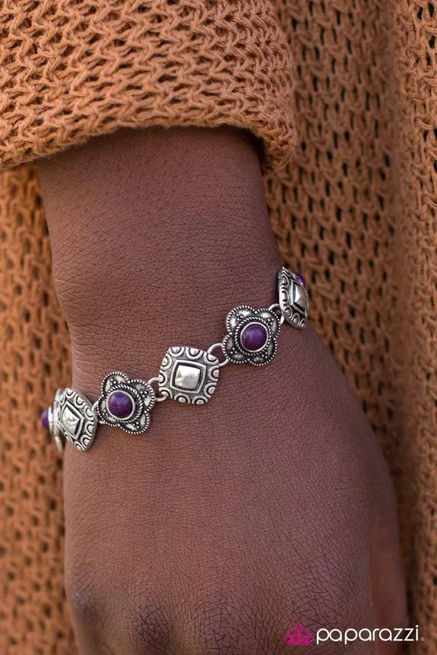 Paparazzi Bracelet Dune Dancer Purple Paparazzi Jewelry Bracelets