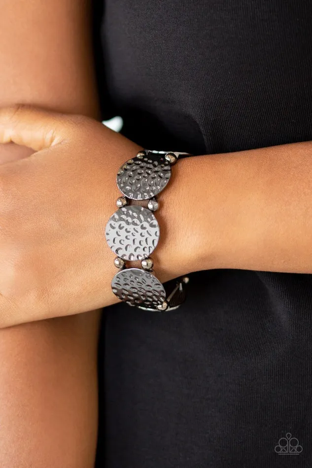 Paparazzi Bracelet GLISTEN and Learn Black Paparazzi Jewelry Bracelets