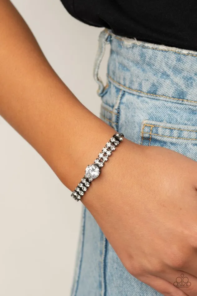 Paparazzi Bracelet Gorgeously Glitzy Black Paparazzi Jewelry Bracelets
