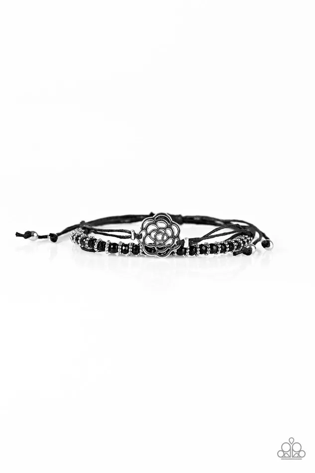 Paparazzi Bracelet GROW All Out Black Paparazzi Jewelry Bracelets