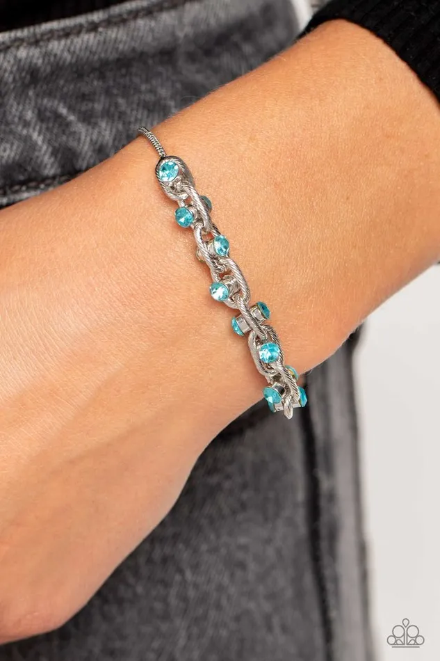 Paparazzi Bracelet Intertwined Illusion Blue Paparazzi Jewelry Bracelets