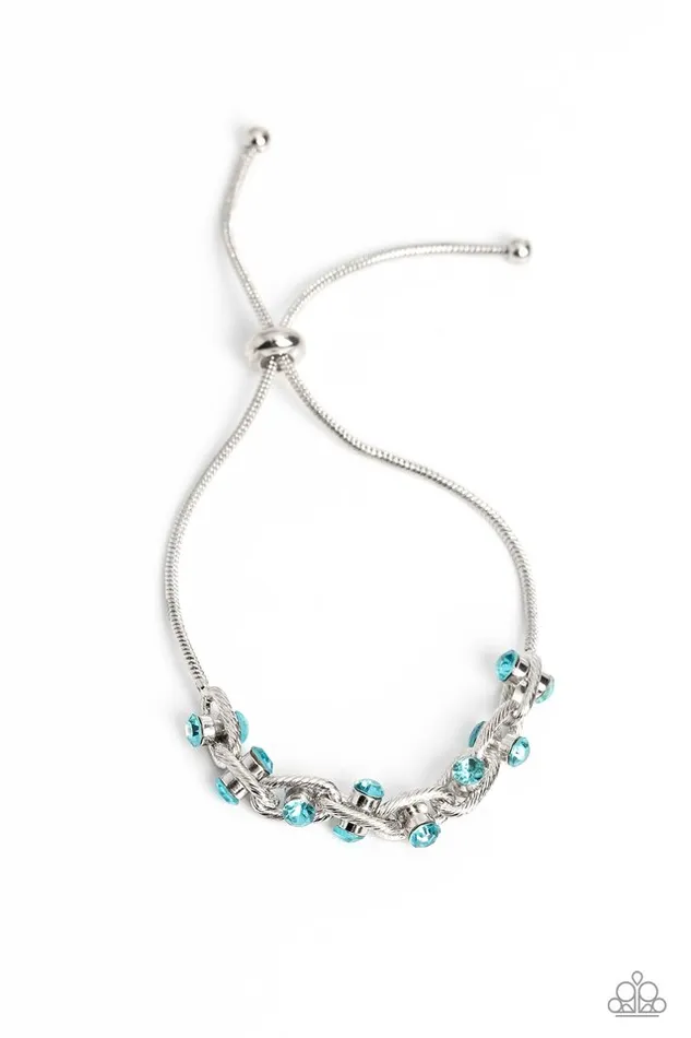 Paparazzi Bracelet Intertwined Illusion Blue Paparazzi Jewelry Bracelets Paparazzi Bracelet Intertwined Illusion Blue Paparazzi Jewelry Bracelets