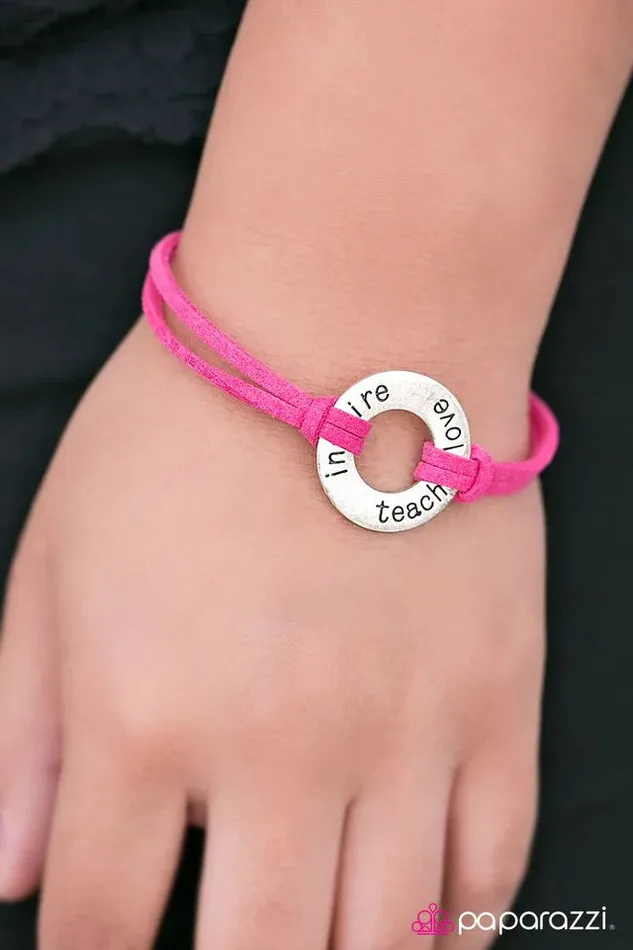 Paparazzi Bracelet Never Stop Dreaming Pink Paparazzi Jewelry Bracelets