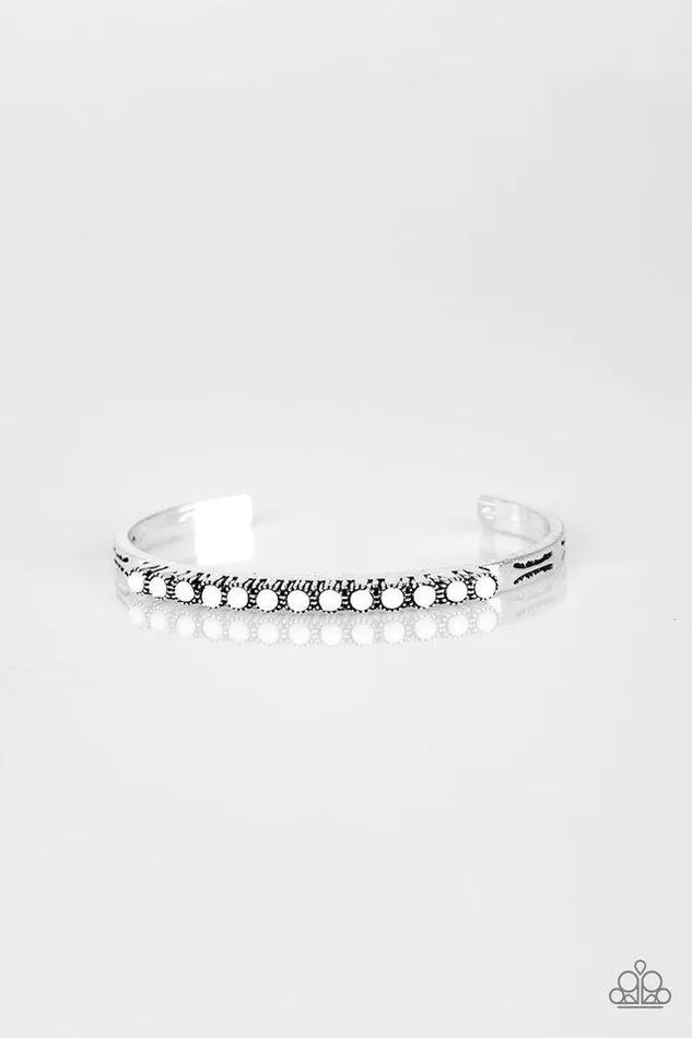 Paparazzi Bracelet New Age Traveler White Paparazzi Jewelry Bracelets