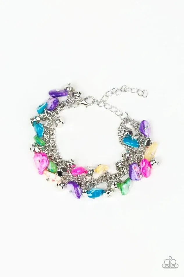 Paparazzi Bracelet Plentiful Pebbles Multi Paparazzi Jewelry Bracelets