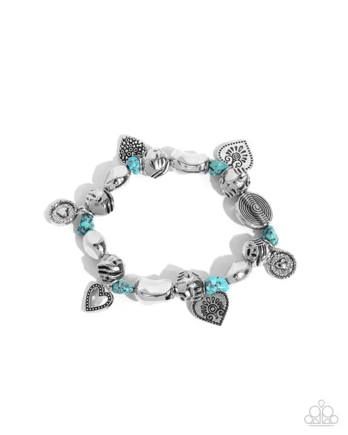 Paparazzi Bracelet Rustic Rampage Blue Paparazzi Jewelry Bracelets Paparazzi Bracelet Rustic Rampage Blue Paparazzi Jewelry Bracelets