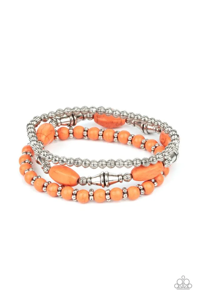Paparazzi Bracelet Sahara Sanctuary Orange Paparazzi Jewelry Bracelets Paparazzi Bracelet Sahara Sanctuary Orange Paparazzi Jewelry Bracelets