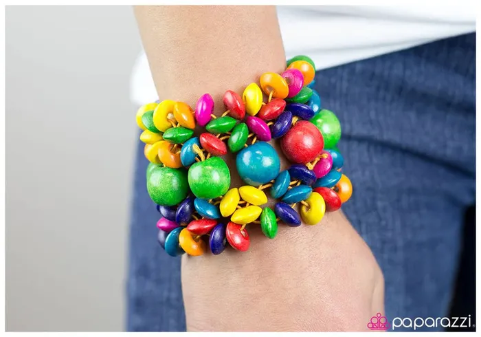 Paparazzi Bracelet Taste the Rainbow Multi Paparazzi Jewelry Bracelets