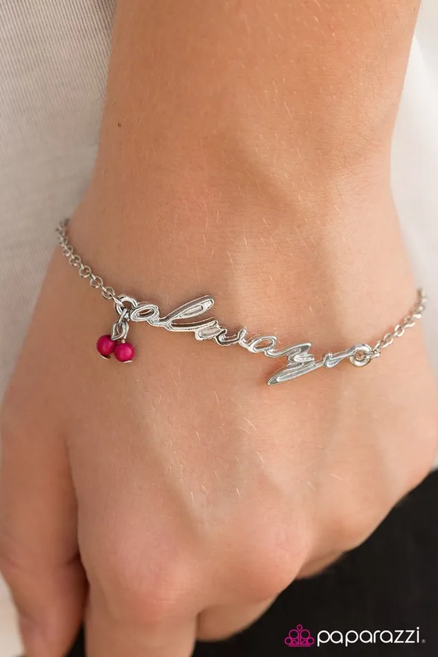 Paparazzi Bracelet This I Promise You Pink Paparazzi Jewelry Bracelets