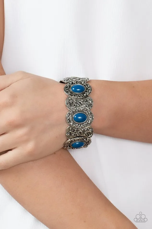 Paparazzi Bracelet Versailles Vineyard Blue Paparazzi Jewelry Bracelets