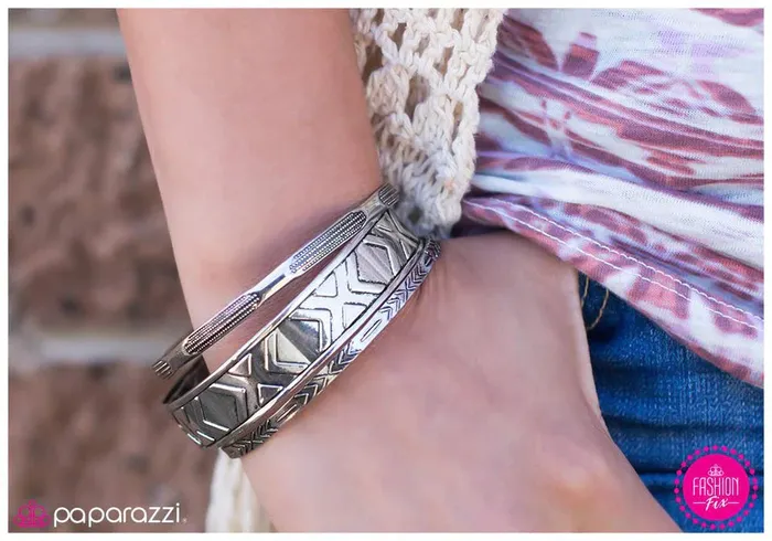 Paparazzi Bracelet Vision Quest Silver Paparazzi Jewelry Bracelets