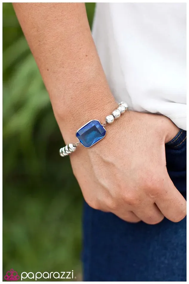Paparazzi Bracelet You Are a Gem Blue Paparazzi Jewelry Bracelets