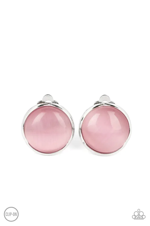 Paparazzi Earring Cool Pools Pink Paparazzi Jewelry Earrings