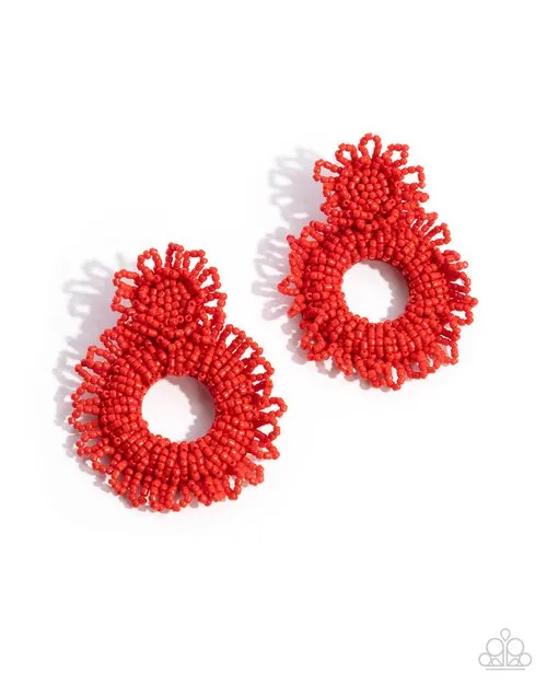 Paparazzi Earring Explosive Energy Red Paparazzi Jewelry Earrings Paparazzi Earring Explosive Energy Red Paparazzi Jewelry Earrings