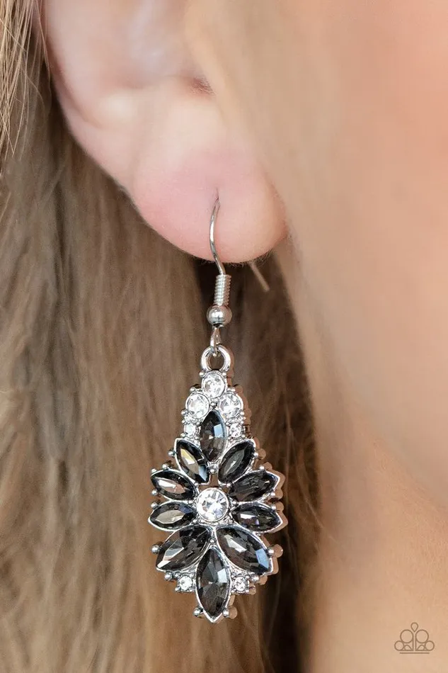 Paparazzi Earring Gala Goddess Silver Paparazzi Jewelry Earrings