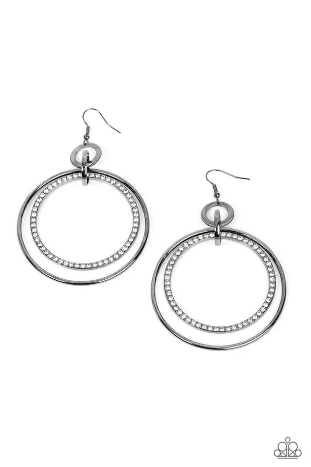 Paparazzi Earring Haute Hysteria Black Paparazzi Jewelry Earrings Paparazzi Earring Haute Hysteria Black Paparazzi Jewelry Earrings