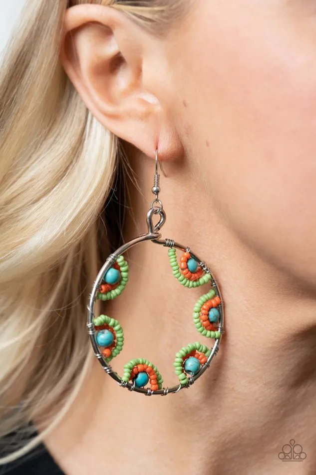 Paparazzi Earring Off The Rim Multi Paparazzi Jewelry Earrings