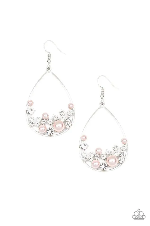Paparazzi Earring Town Car Pink Paparazzi Jewelry Earrings