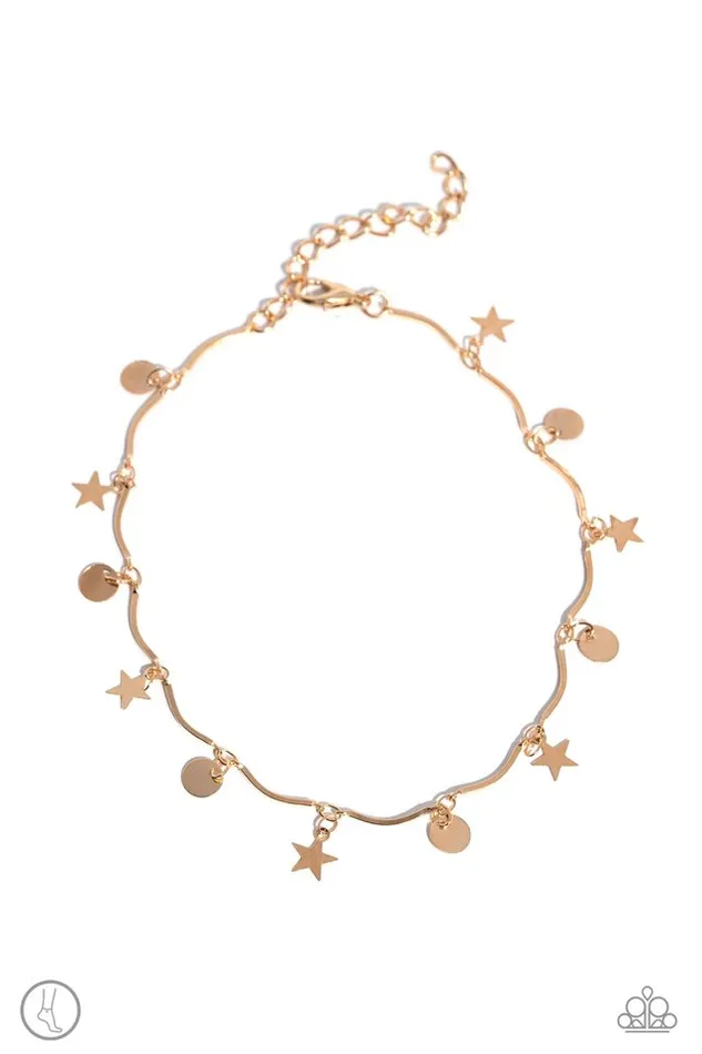 Paparazzi Jewelry Bracelets Paparazzi Bracelet BEACH You To It Gold Paparazzi Jewelry Bracelets Paparazzi Bracelet BEACH You To It Gold